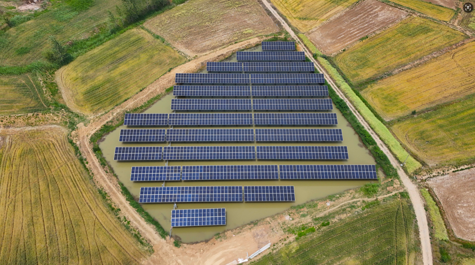 “绿电+养殖”双丰收！壹号娱乐科技肥东县八斗镇渔光互补项目二期并网